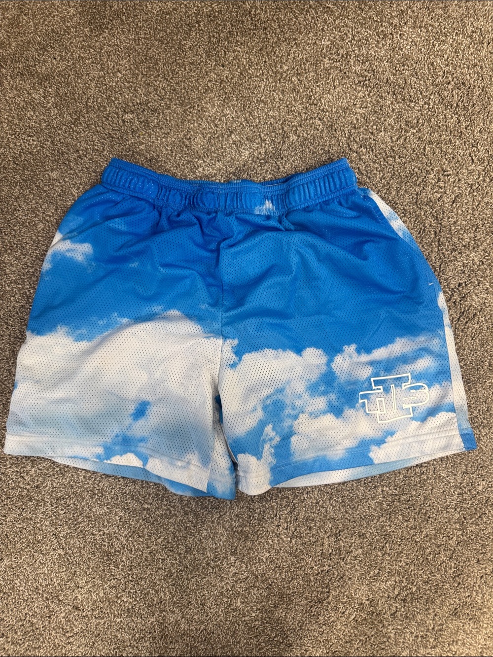 TIIS cloud graphic shorts men xxl